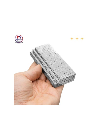Lexroo Mns Güçlü Neodyum Mıknatıs Küp 5x5x5 Mm 90 Adet