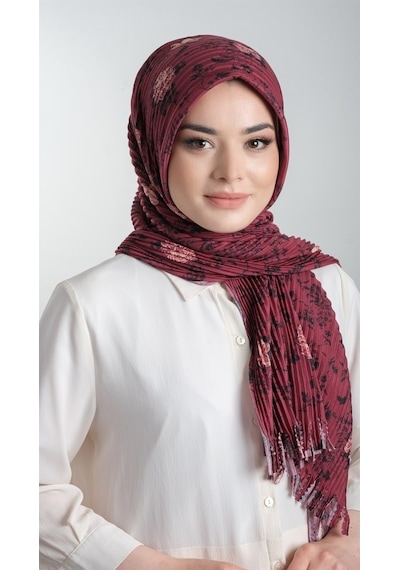 Hürrem Bone Bordo Pratik Hazır Geçmeli Tesettür Eşarp Kesik Elyaf Piliseli Çi (553630009) Bordo Hürrem Bone Bordo Pratik Hazır Geçmeli Tesettür Eşarp Kesik Elyaf Piliseli Çi (553630009) Bordo