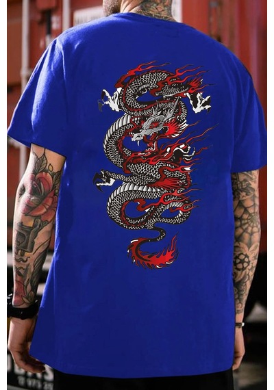 Unisex Chinesebox Baskılı T-shirt