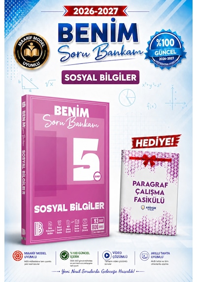 Benim Hocam 5. Sınıf Sosyal Bilgiler Soru Bankası Maarif Model
