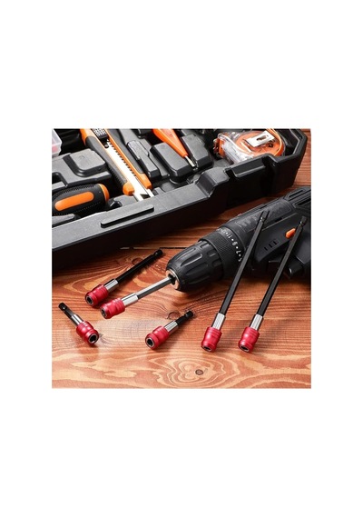 Hızlı Vidalama Adaptörü Altıgen 1/4 Hex Bits Aparatı Şaftlı Manyetik Tornavida Ucu Matkap Bit T