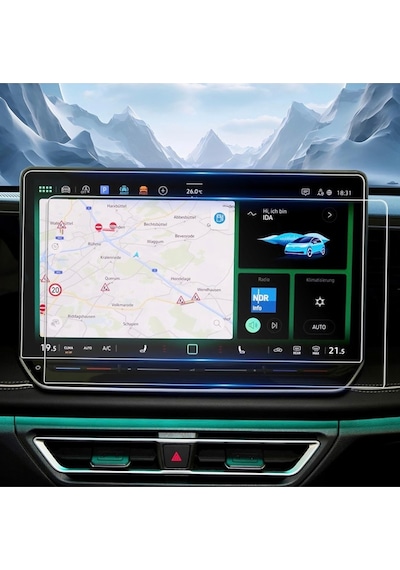 Vw Yeni Tiguan Dijital Gösterge Ve Multimedya Ekran Koruyucu Paketi - 9h Nano Teknoloji