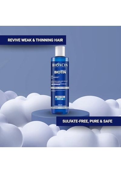Biotin Dökülme Karşıtı Şampuan 300 Ml Biotin, Çinko, B Vitamin Kompleksi Ve Termal Su İçerikli Saç Dökülmesine Karşı Etkili Bakım