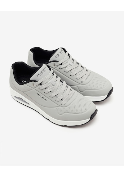 Skechers Uno - Stand On Aır Erkek Gri Sneakers 52458 Lgbk Gri