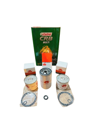 Massey Ferguson Uyumlu 135-148-240-165-285 Yağ Ve Filitre Bakım Seti Montaj Logolu