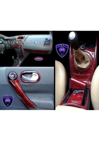 Renault Megane 2 Torpido Kaplama, Maun, Ahşap, Carbon, Mega Set
