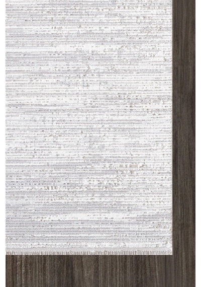 Artemis Halı Runner 05006a Krem Gri Modern Düz Halı