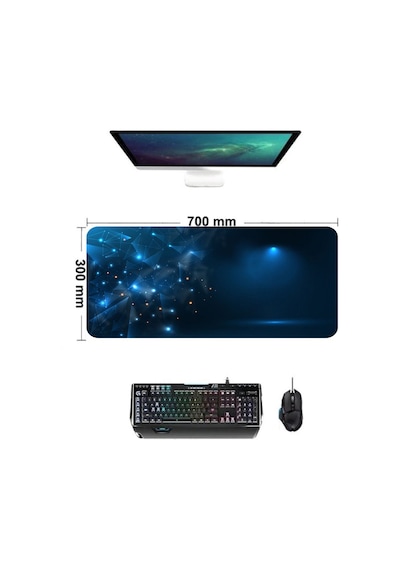 Concord Mp-706 Desenli Oyuncu Mouse Pad 30-70-0.3 Cm