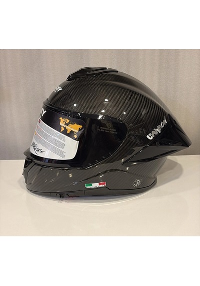 Kask Sway 861f D Carbon Parlak Siyah