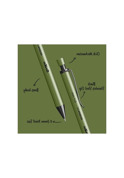 Metal Gövde İle 0.7 Mm Versatil Kalem
