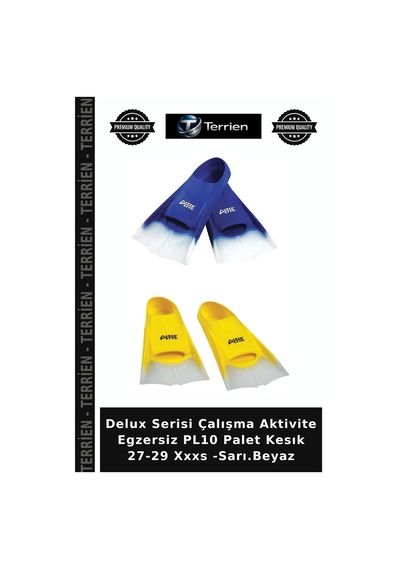 Delux Serisi Çalışma Aktivite Egzersiz Pl10 Palet Kesık 27-29 Xxxs -sarı.beyaz