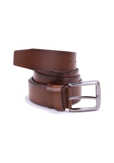 Dagoster Dmk26-463dg Açık Kahve 4.5 Cm Hakiki Deri Erkek Kemer Kahve