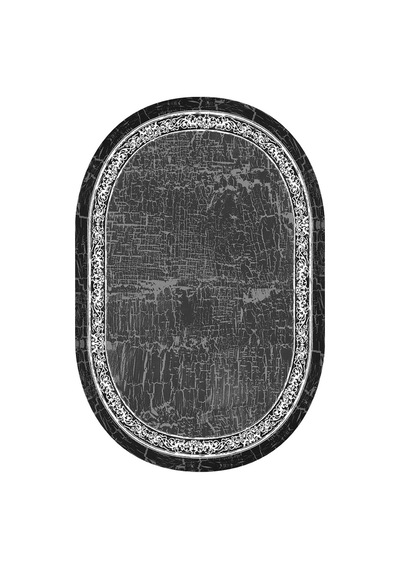 Rovigo Home Dijital Baskı Yıkanabilir Kaymaz Taban Oval Salon Halısı RVG7272-HY939 Çok Renkli