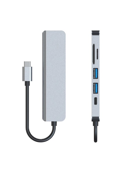 Daytona Ch-13C Type-C To 2 Usb Sd Tf Hdmı Pd Çevirici ...