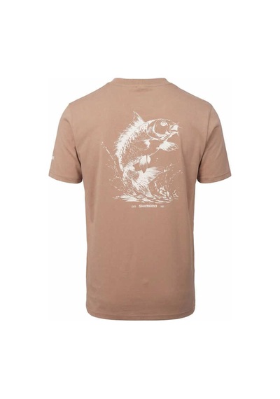 Shimano Carp T-shirt Brown