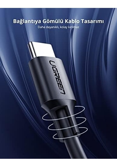 Type-c To Type-c Hızlı Şarj Ve Data Kablosu, 2 Metre, Beyaz