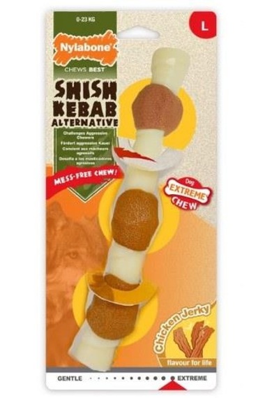 Nylabone Tavuk Aromalı Köpek Çiğneme Çubuğu L