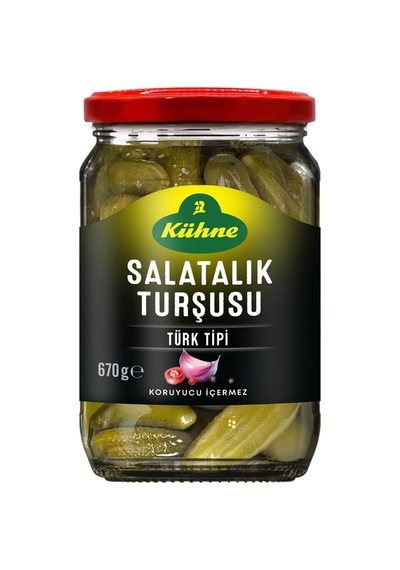 4 Adet Kühne Salatalık Turşusu Türk Tipi 670 G