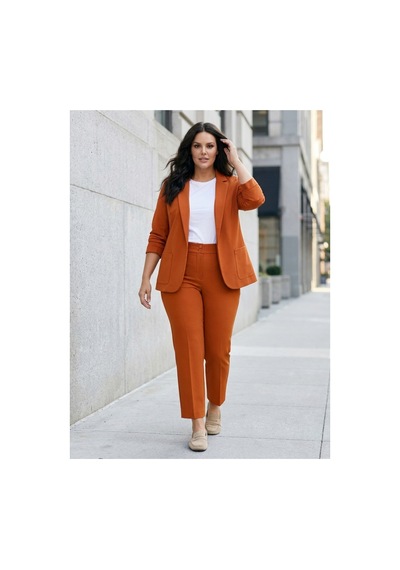 Hanezza Yeni Sarap Rengi Kadın Blazer Ceket Büyük Beden Takım Elbise Uyumlu Kremit - 5553107 Kremit Hanezza Yeni Sarap Rengi Kadın Blazer Ceket Büyük Beden Takım Elbise Uyumlu Kremit - 5553107 Kremit