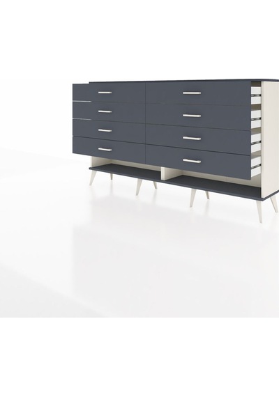 Arges Konsol 8 Çekmeceli 176x30x99 Aytaşı-antrasit Aytaşı-antrasit Arges Konsol 8 Çekmeceli 176x30x99 Aytaşı-antrasit Aytaşı-antrasit