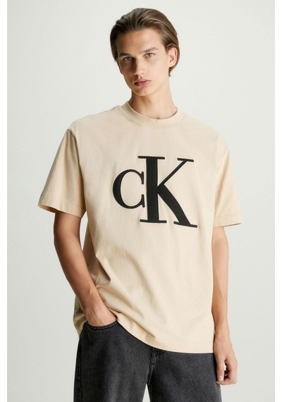 Calvin Klein Erkek T-shirt Bej