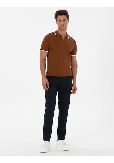 Pierre Cardin Erkek Pas Kazak /triko 50315745-vr040 Açık Turuncu