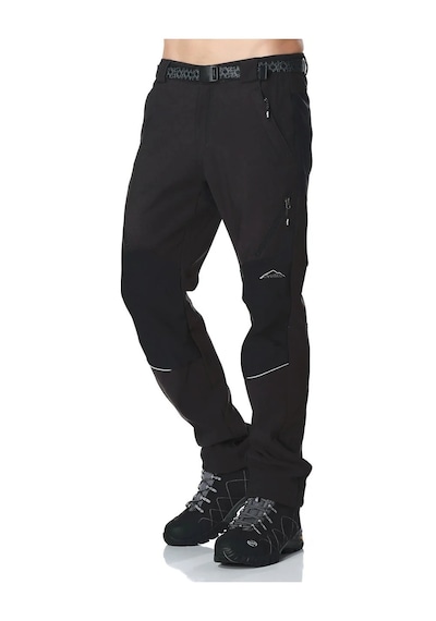 Evolite Freebird Outdoor Erkek Pantolon 4-yön Esnek Stretch, Şardonlu Sıcak İç, Kayak &amp Amp Trekking Siyah