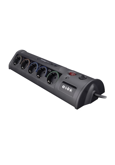 S-link Swv-prz010 Akım Korumalı Priz Usb Giriş 1.8mt 10'lu - 37071 2