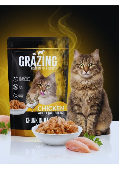 12li Kedi Yaş Maması Tavuklu Gelişim Sağlar 85 Gr X 12 Adet