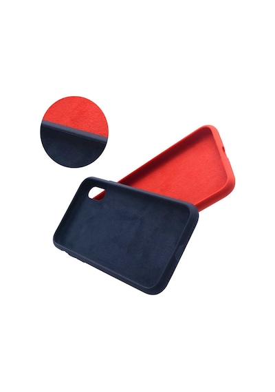 Apple Uyumlu iPhone XR 6.1 Kılıf Zore Silk Kadife Iç Yüzey Silikon Kılıf