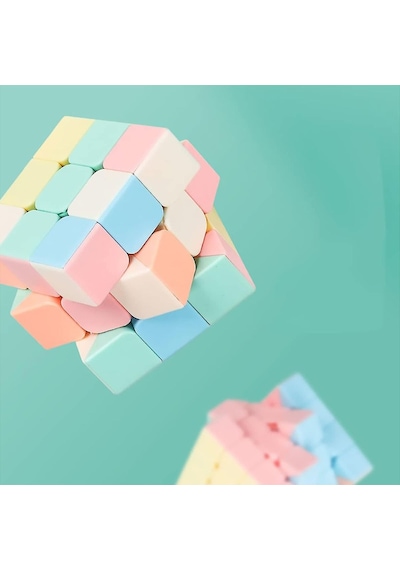 Moyu 2x2 & 3x3 & 4x4 & 5x5 Cube Set Pastel Renkli Stickersız 4 Lü Akıl Zeka Küp Seti