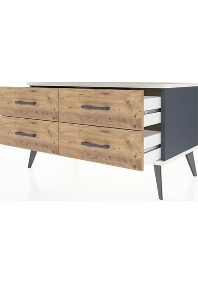 Hyperion Şifonyer 4 Raflı 88x44x48 Antrasit-aytaşı/çam Aytaşı/çam Hyperion Şifonyer 4 Raflı 88x44x48 Antrasit-aytaşı/çam Aytaşı/çam