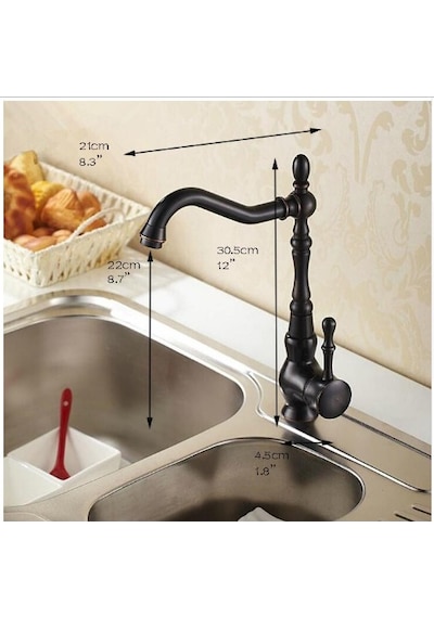 Mutfak Lavabo Evye Bataryası Siyah