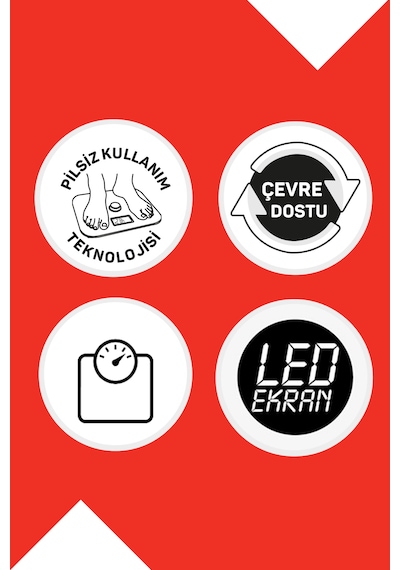 Arzum AR5126 Stayfit Touch Cam Beyaz Baskül, Pilsiz Kullanım, 180 Kg’a Kadar Ölçüm Kapasitesi, Beyaz