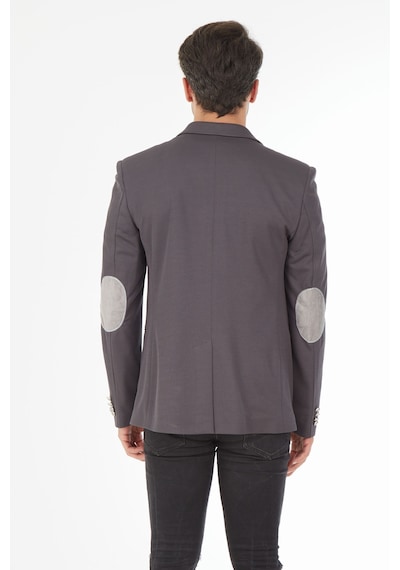 Sposo G-158 Dar Kalıp Örme Kumaş Füme Erkek Blazer Ceket Füme Sposo G-158 Dar Kalıp Örme Kumaş Füme Erkek Blazer Ceket Füme
