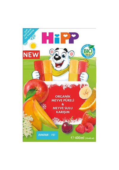 Hipp Organik Meyve Püreli ve Meyve Sulu Karışım 400 Ml