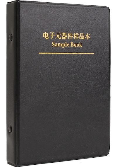 4250 Parça Smd 0805 Direnç Seti Kitabı 1% Sample Book