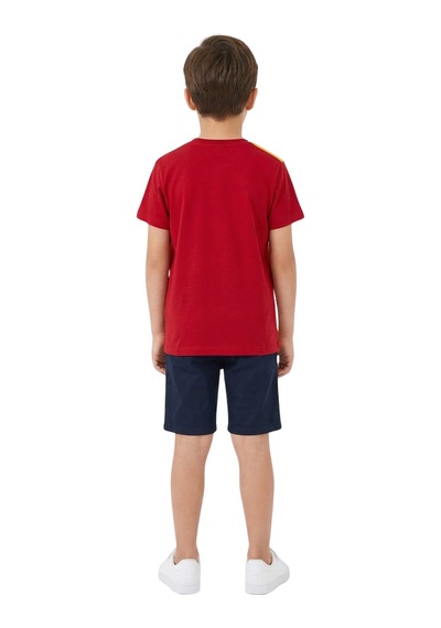 Gsstore Galatasaray Çocuk Parçalı T-shirt Sarıkırmızı