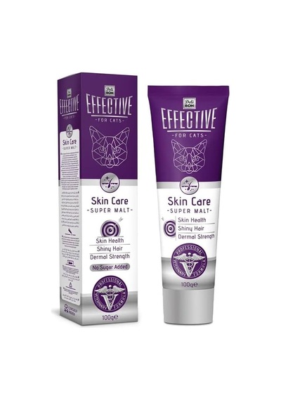 Effective Skin Care Malt Katkılı Ve Tüy Sağlığı Kedi Macunu 100gr