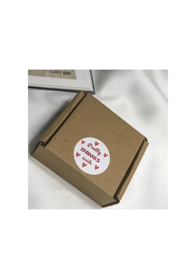 Pretty Thıngs Insıde Kırmızı Etiket Mat Sticker Memnuniyet Serisi Red Label 4 Cm - 40 Adet Çok Renkli