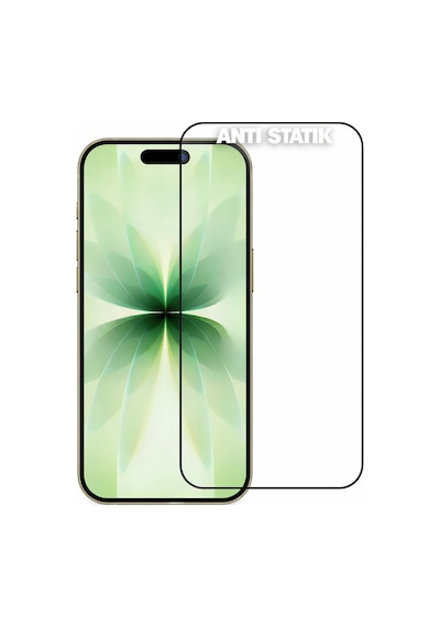 Apple iPhone 17 Uyumlu Anti Statik Ekran Koruyucu Toz Tutmayan Kırılmaz Cam