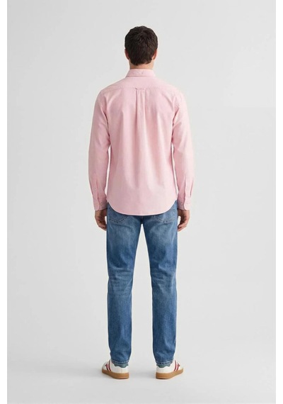 Gant Erkek Pembe Regular Fit Logolu Gömlek-14694