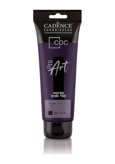 Cadence Pr021 Diokazin Mor Proart Heavy Body Akrilik Boya 120 ML - Tüp Akrilik Boya