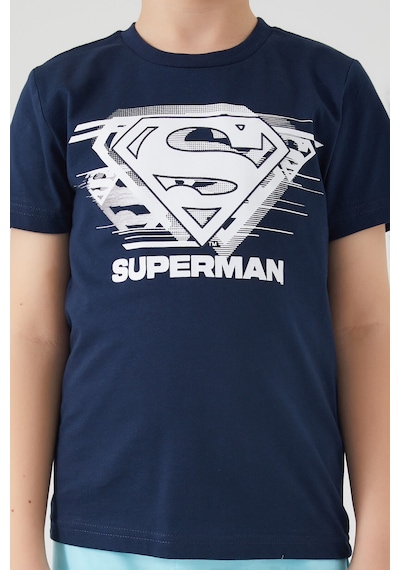SuperMan L1562-3 Çocuk  Lacivert Alt Üst Takım
