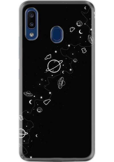 Samsung Galaxy Uyumlu M20 Kilif Desenli Planet 1620 527824045