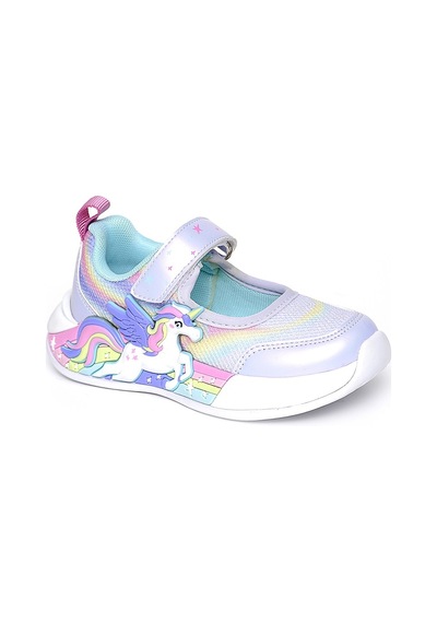 Pepino 2203 Cırt Cırtlı Kız Çocuk Ayakkabısı - 3 Boyutlu Unicorn Figürlü, Gökkuşağı Detaylı Ve Işıltılı Günlük Sneaker 26y Lila Pepino 2203 Cırt Cırtlı Kız Çocuk Ayakkabısı - 3 Boyutlu Unicorn Figürlü, Gökkuşağı Detaylı Ve Işıltılı Günlük Sneaker 26y Lila