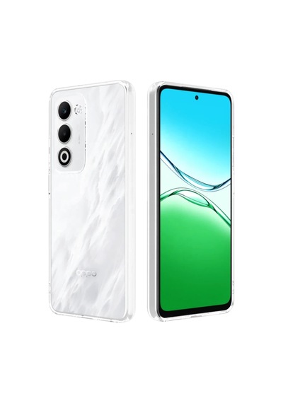 Oppo A5 4g Lüx Şeffaf Silikon - Şeffaf 0.2M-Çok Renkli