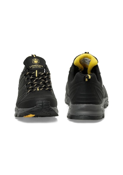 Lumberjack Shell G 5pr Siyah Sarı Unisex Su Geçirmez Outdoor Ayakkabı Siyah