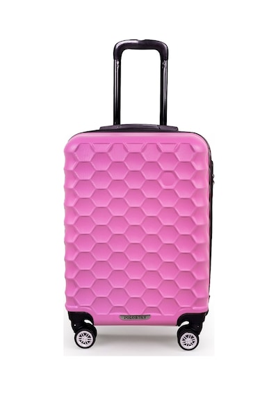 Polo&sky Petek Model Pembe Renk Kabin Boy Valiz Bavul Pembe