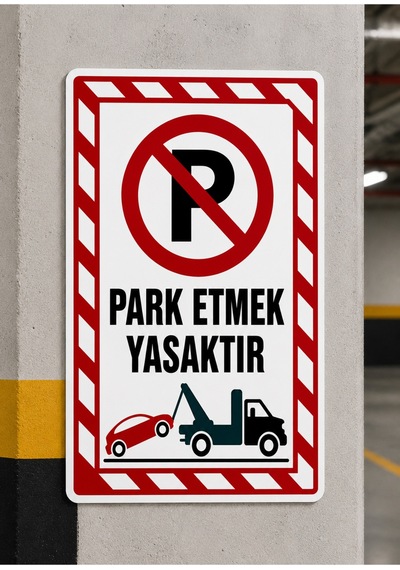 Bu İş Yeri 24 Saat  İzlenmektedir Uyarı Levhası 25x35 Cm Dekota